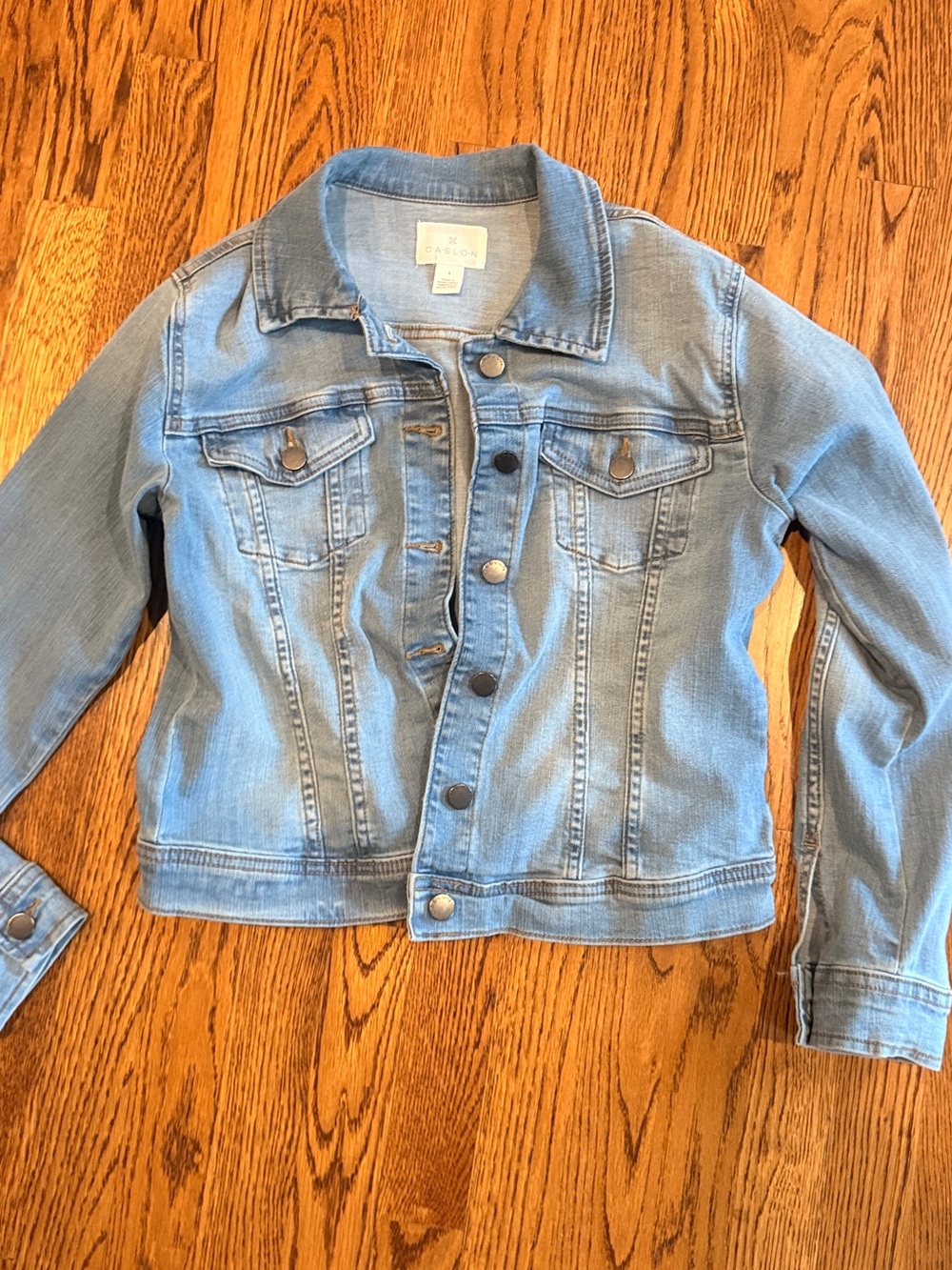 NWOT Caslon Light Blue Denim Jacket Small